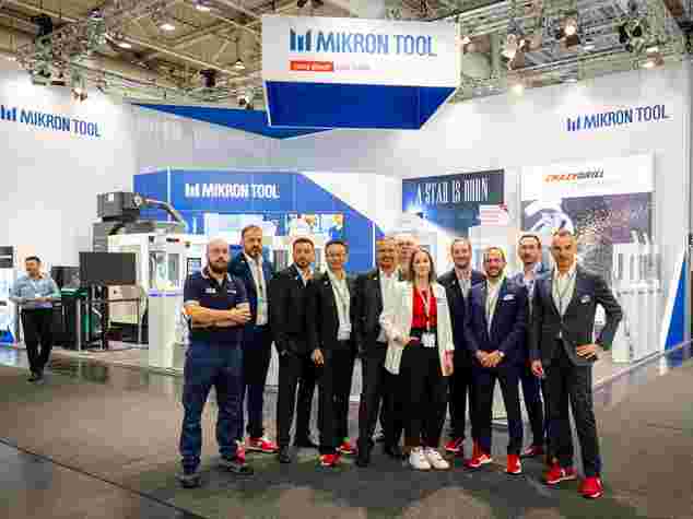 Motiviertes Team Mikron Tool an der EMO in Hannover